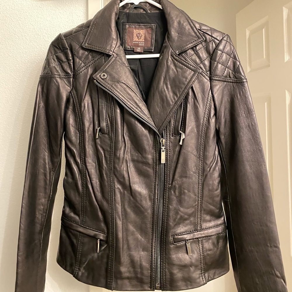 Anne Klein Leather Jacket